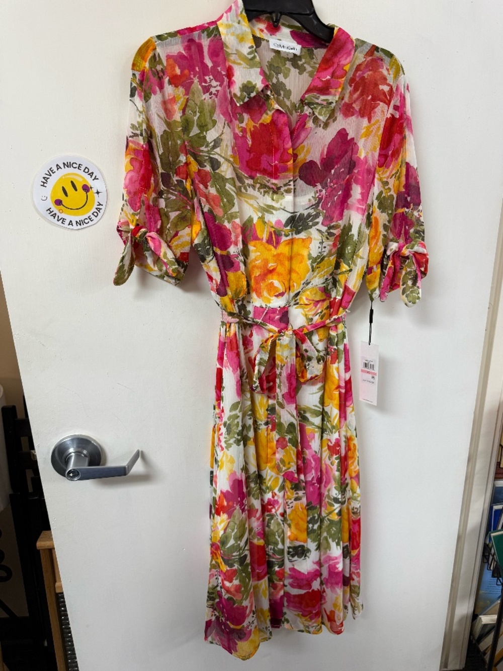 NWT Calvin Klein Georgette dress
